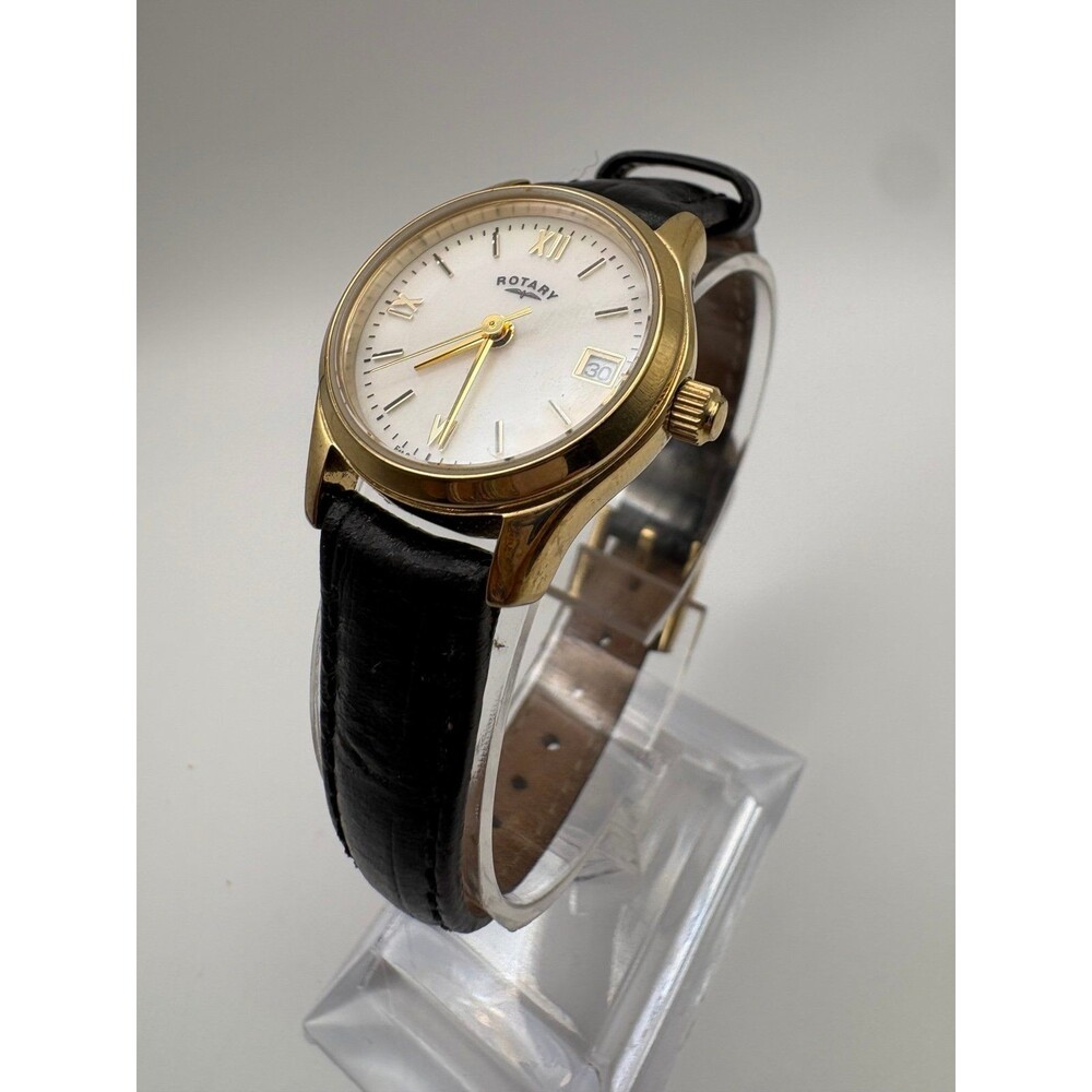 Rotary Quartz Mother of Pearl Gold Tone Ladies Watch LS02368/41